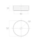 Chiuvetă de baie din gresie porțelanată turnată manual Made in Italy - Darts Viadurini
