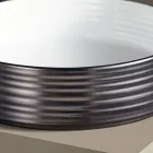 Chiuvetă de baie din gresie porțelanată turnată manual Made in Italy - Darts Viadurini