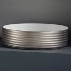 Chiuvetă de baie din gresie porțelanată turnată manual Made in Italy - Darts Viadurini