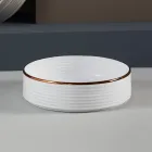 Chiuvetă de baie din gresie porțelanată turnată manual Made in Italy - Darts Viadurini