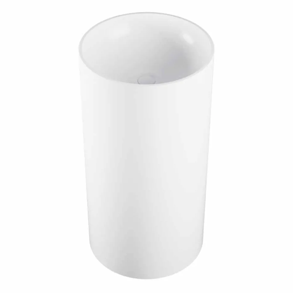 Lampa cilindrică din oțel inertă, produsă în Italia, Rumo Viadurini