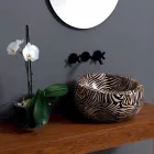 Chiuvete ceramice moderne de blat realizate în Italia de Elisa Viadurini