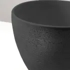 Chiuvetă conică de blat din lut refractar strunjit manual - Orbite Viadurini