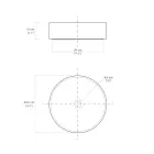 Lavoar pe blat pentru baie din gresie portelanata Made in Italy - Plic Viadurini