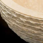 Blat alb de blat din piatra naturala Finn, piesa unica Viadurini