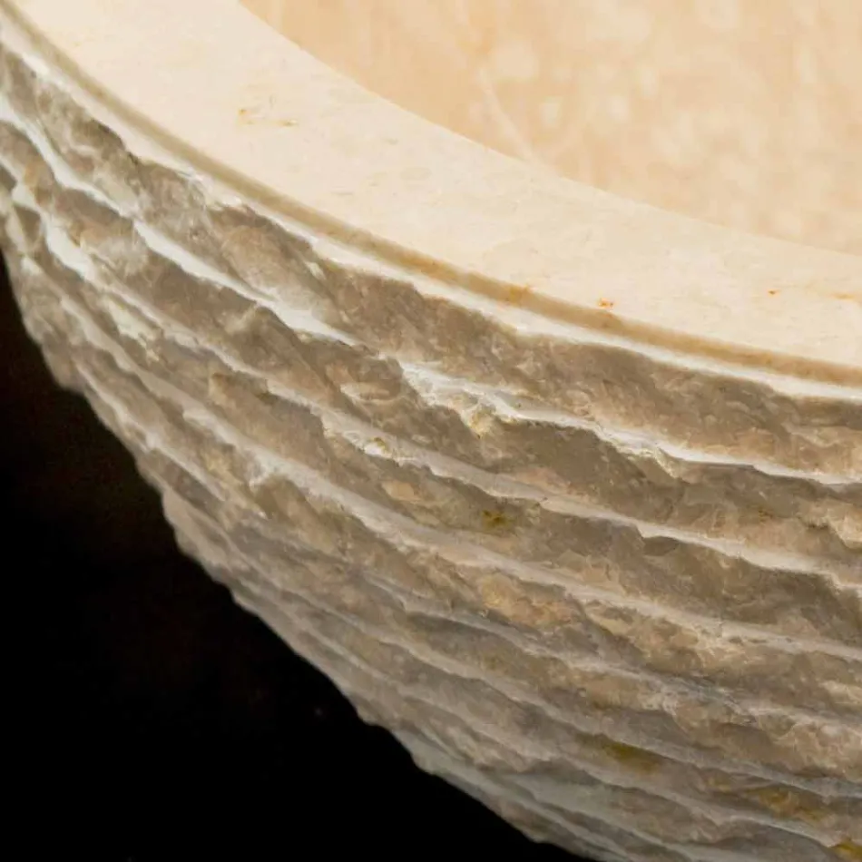 Blat alb de blat din piatra naturala Finn, piesa unica Viadurini