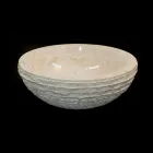 Blat alb de blat din piatra naturala Finn, piesa unica Viadurini