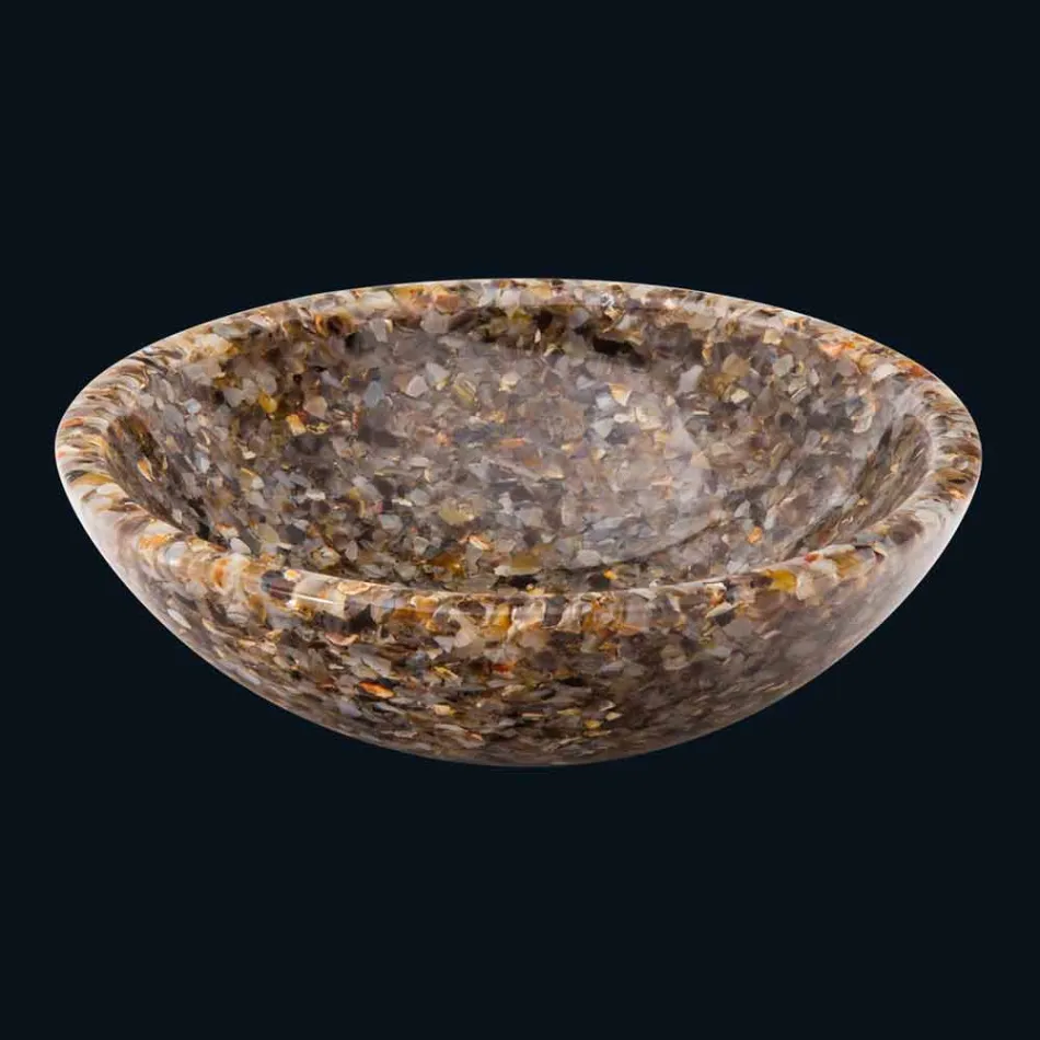 suport de proiectare Blat în rășină artificială și piatră de agat Ofeliei Viadurini