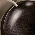 Proiectare blat de ceramica ceramica de culoare neagra piatra facuta in Italia Glossy Viadurini