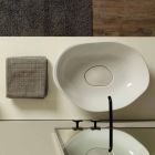 Proiectați chiuvetă de spălat ceramică din Italia Stem Viadurini
