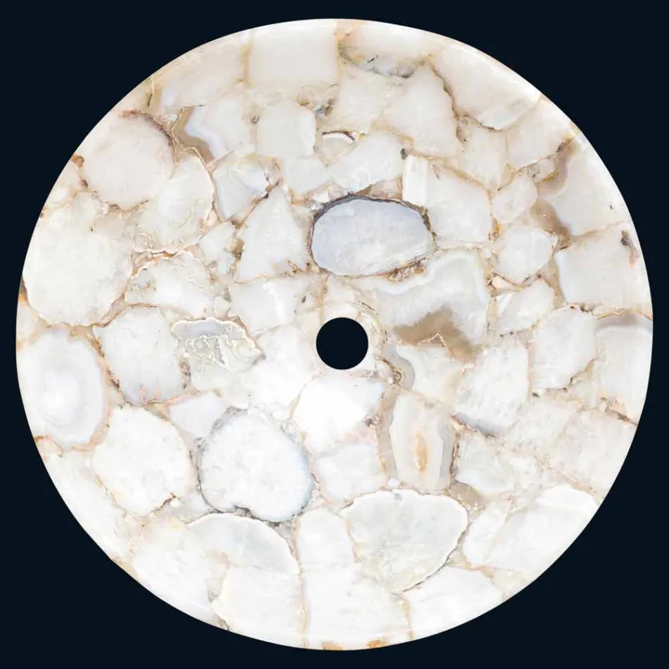 piatra de proiectare Chiuvetă suport cristalin Poncho Viadurini