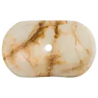 Lavoar blat de design din piatra de onix Lana, lucrat manual Viadurini