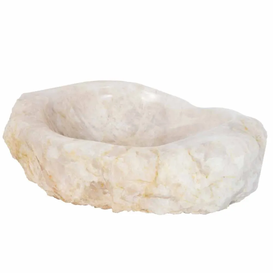 Chiuvetă cristal de cuarț suport de design Iva, manual Viadurini