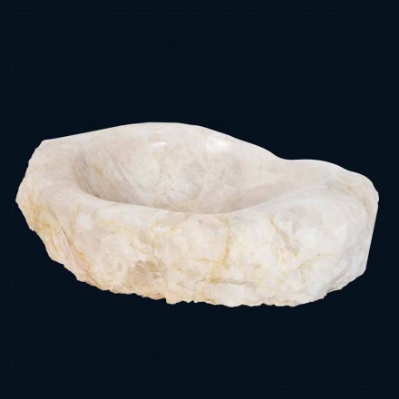 Chiuvetă cristal de cuarț suport de design Iva, manual Viadurini