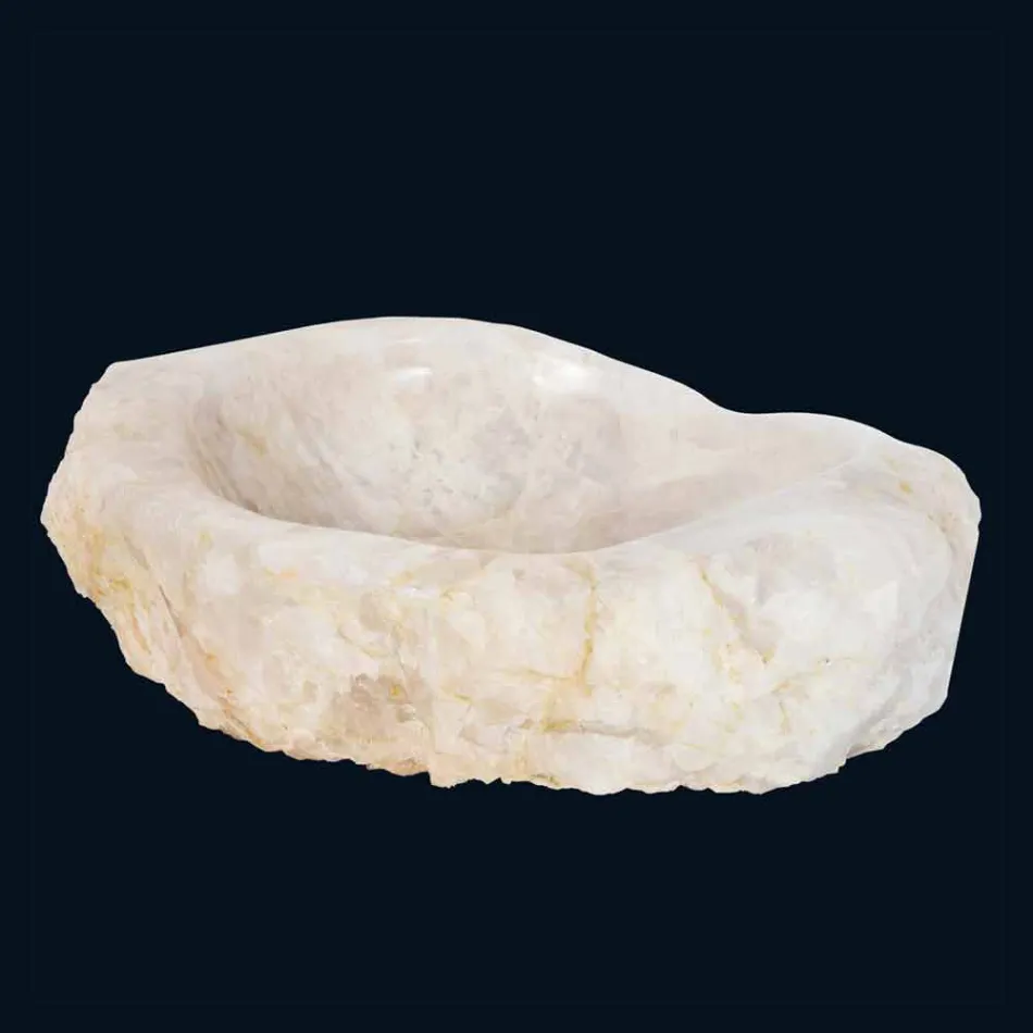 Chiuvetă cristal de cuarț suport de design Iva, manual Viadurini