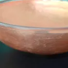 Chiuvetă de blat design din rășină transparentă și cupru - Salvatore Viadurini