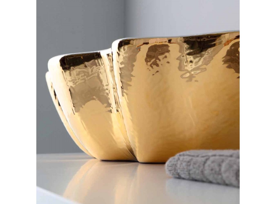 Design modern, chiuveta ceramica din Italia Cube Viadurini