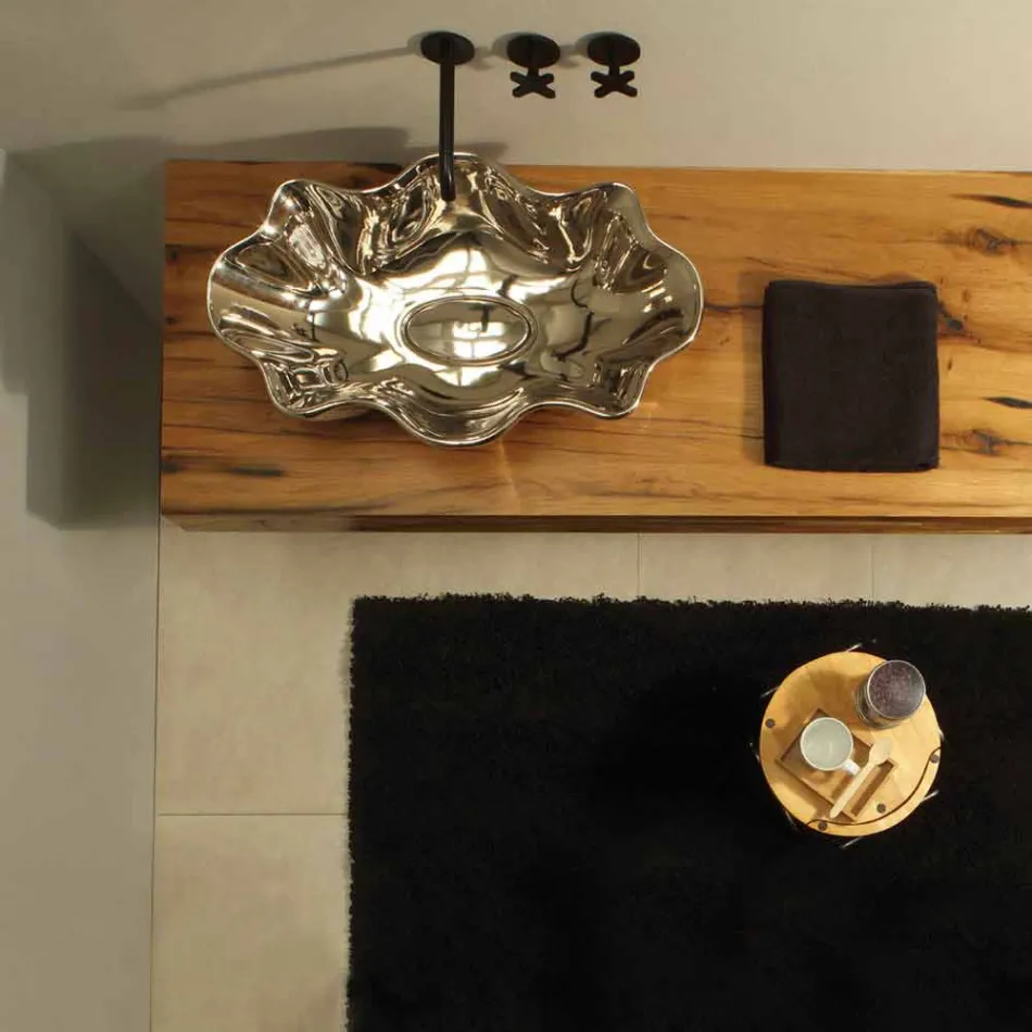 Design modern, chiuveta ceramica din Italia Cubo Viadurini