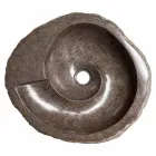 Modernă chiuvetă de design în piatră de râu, Busca Viadurini