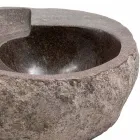 Modernă chiuvetă de design în piatră de râu, Busca Viadurini
