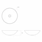 Chiuvetă circulară autonomă din Italia, Donnas Viadurini