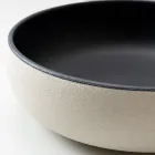 Chiuvetă de blat din lut Raku deschis sau închis, strunjită manual - Prisma Viadurini