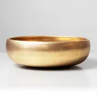 Chiuvetă de blat din lut Raku metalic, strunjită manual - Prisma Viadurini