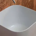 Chiuvetă cu un design modern ceramica de stele pătrat 40x40 cm Viadurini