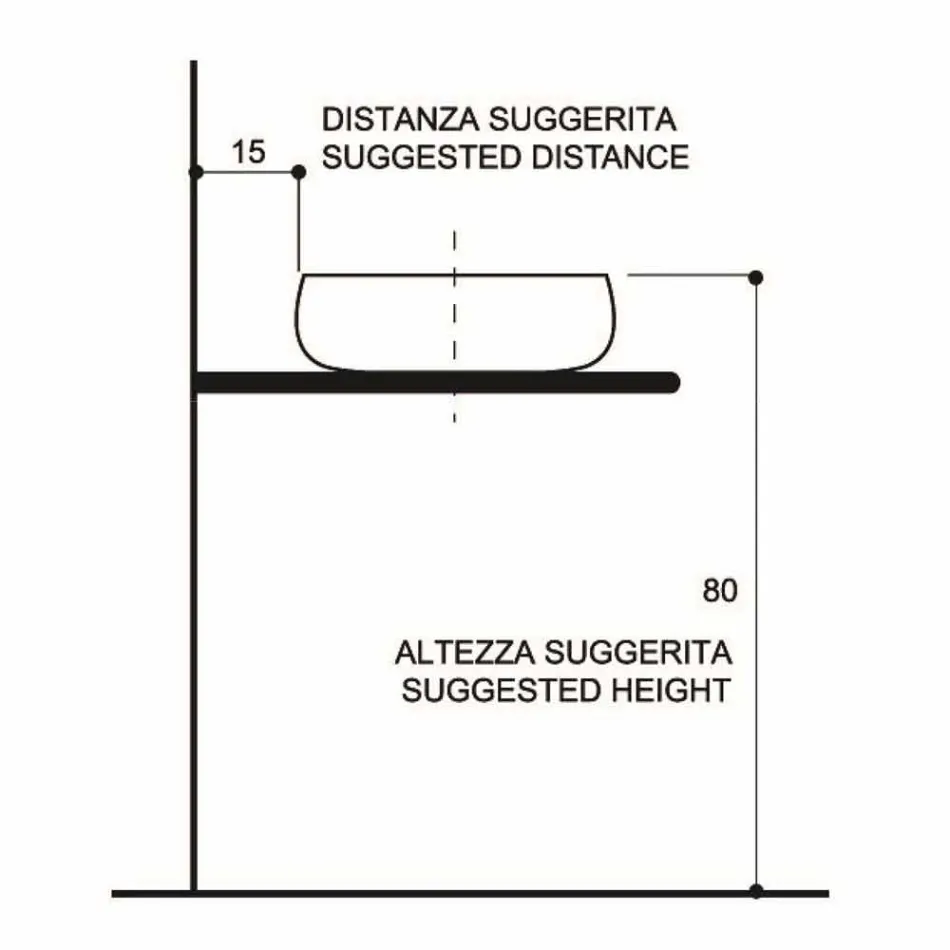 Raku ceramică contra chiuvetă de top handmade în Italia, Ramon Viadurini