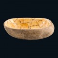 Chiuvetă în prundiș și piatră de onix Kelvin, piesă unică