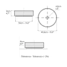Chiuvetă de blat din gresie porțelanată cu margine emailată - Vibration Viadurini