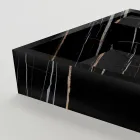 Chiuvetă de blat din gresie porțelanată cu efect de marmură, fabricată în Italia - Cervia Viadurini