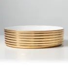 Lavoar de blat din gresie porțelanată ondulată, fabricat în Italia - Vibrazione Viadurini