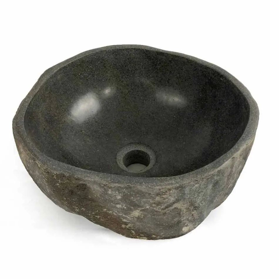 Lavoar de blat din piatră naturală de râu Agra Viadurini