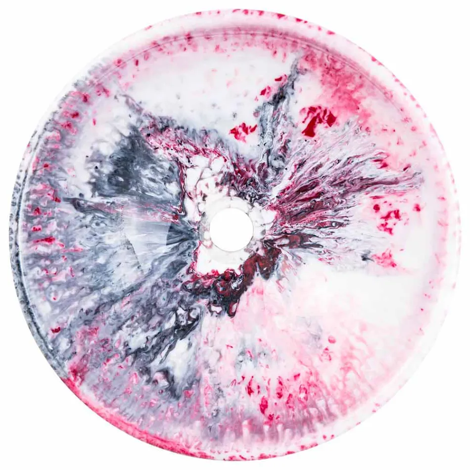 Lavoar de blat modern din două tonuri din rășină - Dogliola Viadurini