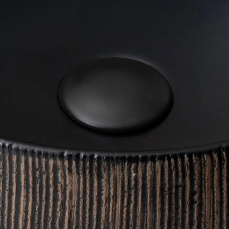 Lavoar de blat Balance, decupat manual, din lemn roșu natural Viadurini