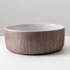 Lavoar de blat Balance, decupat manual, din lemn roșu natural Viadurini