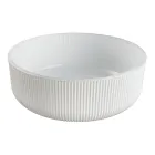 Chiuvetă de blat din sticlă venețiană acoperită cu rășină și vopsită - Excelsior Viadurini