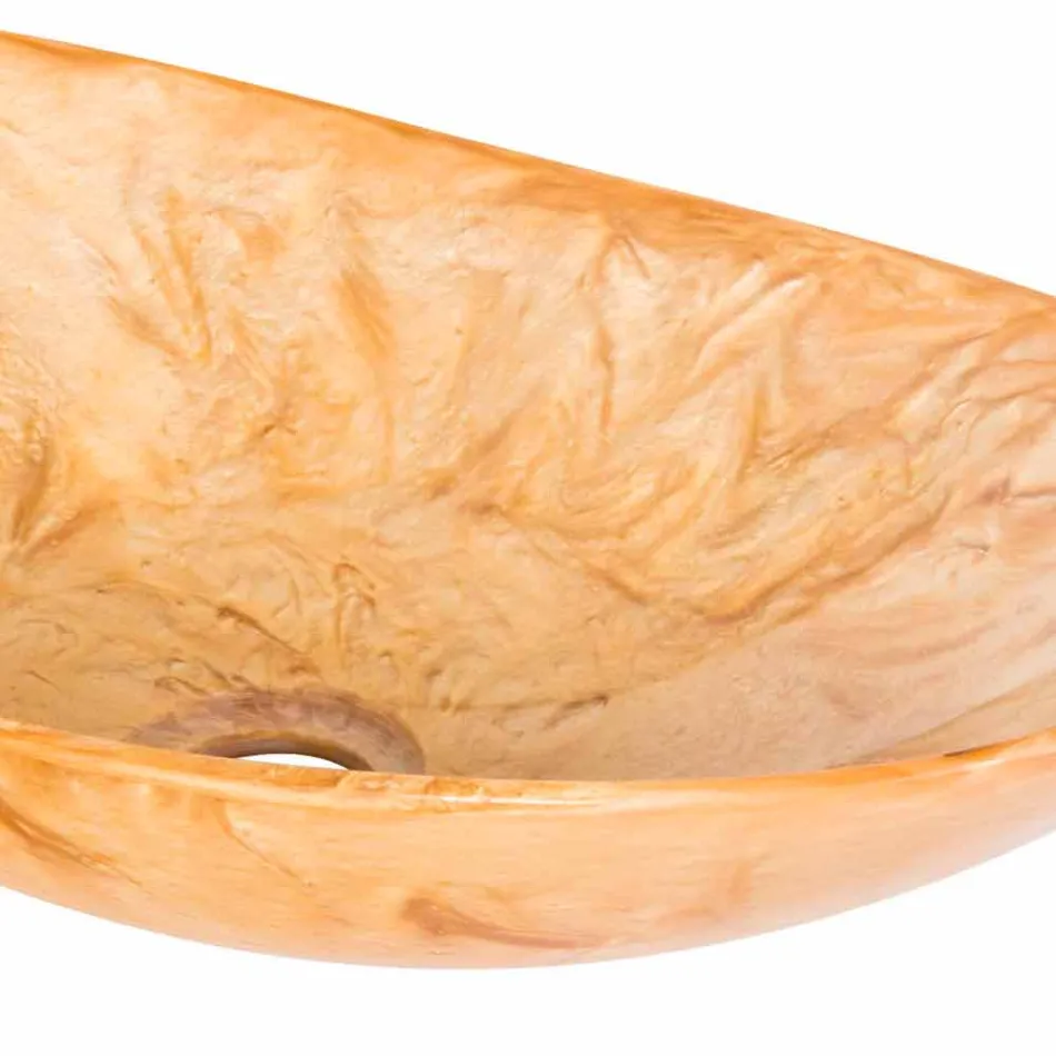 Lavoar modern cu blat din rășină manual - Malegno Viadurini