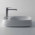 Modernă chiuvetă din ceramică L 60cm fabricată în Italia, Gaiola
