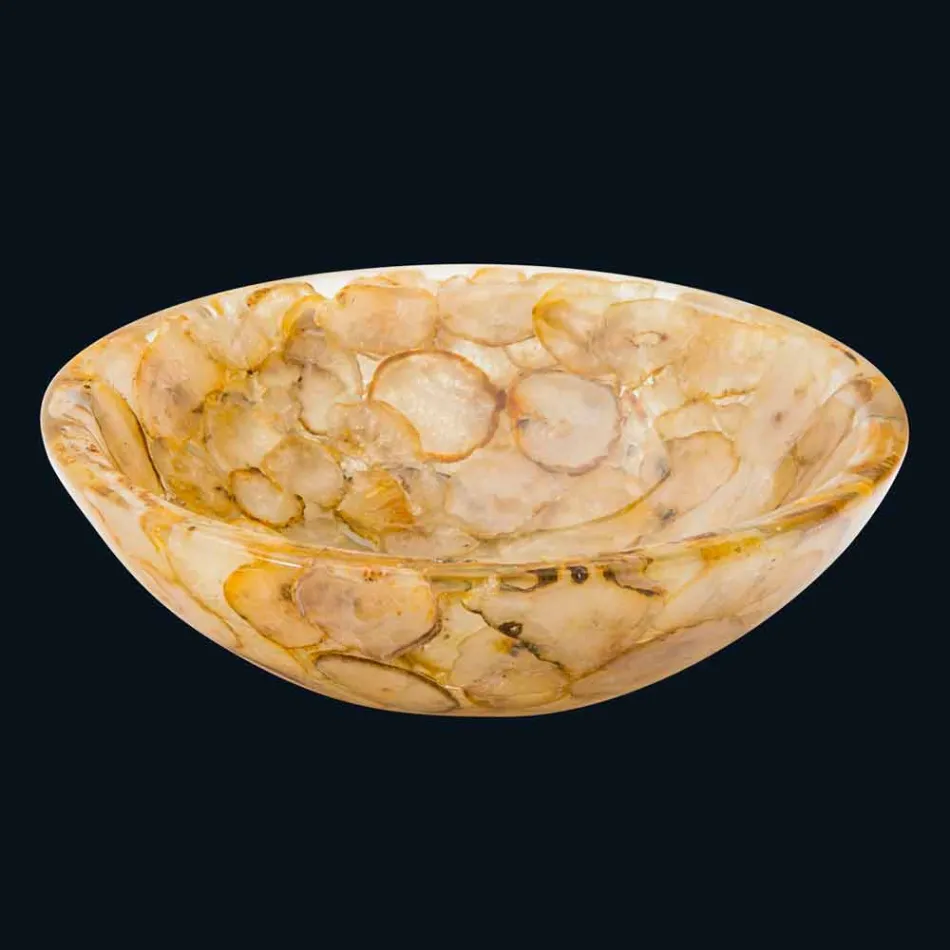 suport Blat moderne de rășină artificială și piatră de agat Petra Viadurini