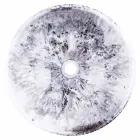 Lavoar de blat modern din maro și negru din rășină - Dogliola Viadurini