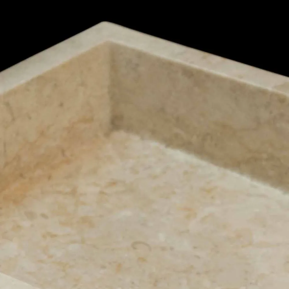 Blat alb din piatra naturala Jef, piesa unica Viadurini