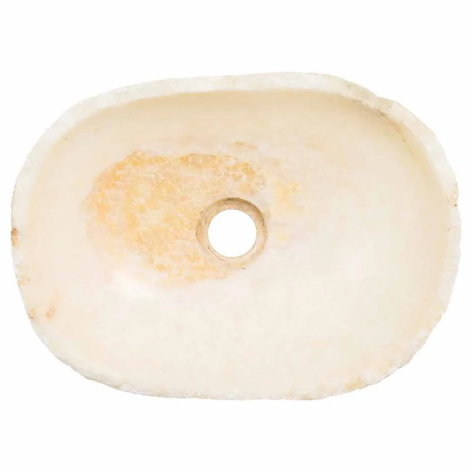 Lavoar de blat din piatră Onyx realizat manual - Barolo Viadurini