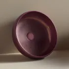 Lavoar pentru baie pe blat din argilă de foc Fabricat în Italia - Tallone Viadurini