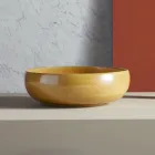 Lavoar pentru baie pe blat din argilă de foc Fabricat în Italia - Tallone Viadurini