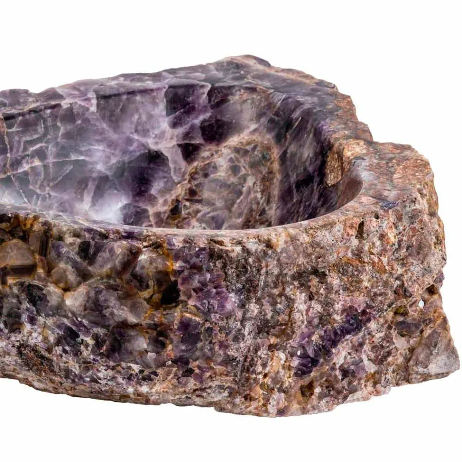 Vana de lamaie manuală din piatră de ametist, Vidor Viadurini