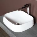 Lavoar de blat pătrat din ceramică albă cu design modern - Papavero