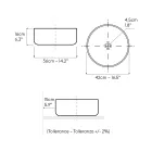 Lavoar de blat din pământ natural în diverse finisaje - Balance Viadurini