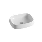 Lavoar de blat dreptunghiular din ceramică cu design modern - Papavero Viadurini